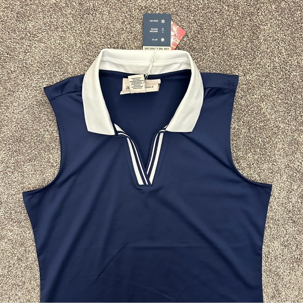 Tommy Bahama Women Racquet & Paddle Sleeveless V-Neck Top Size S - Small - NWT - Picture 3 of 11